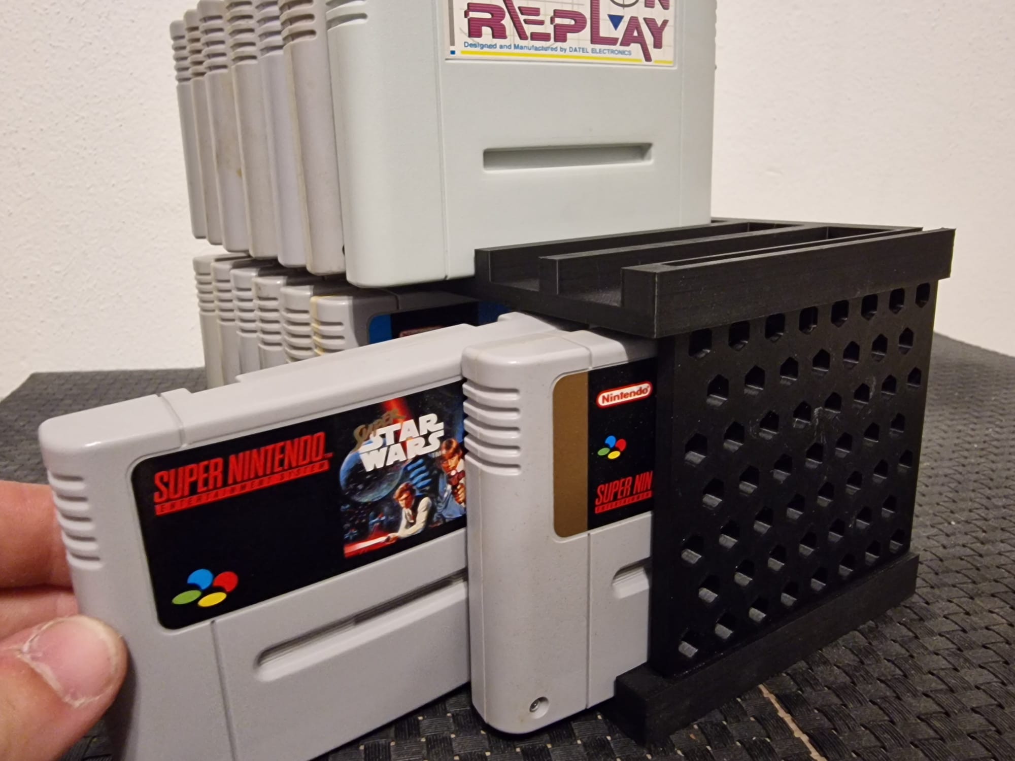 snes game stand stackable v1