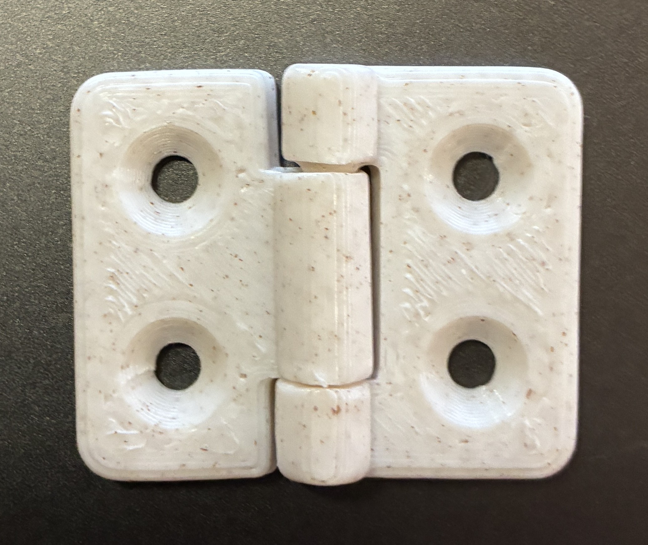 Scharnier / Hinge Print-in-Place (30 x 37mm - 4 holes)