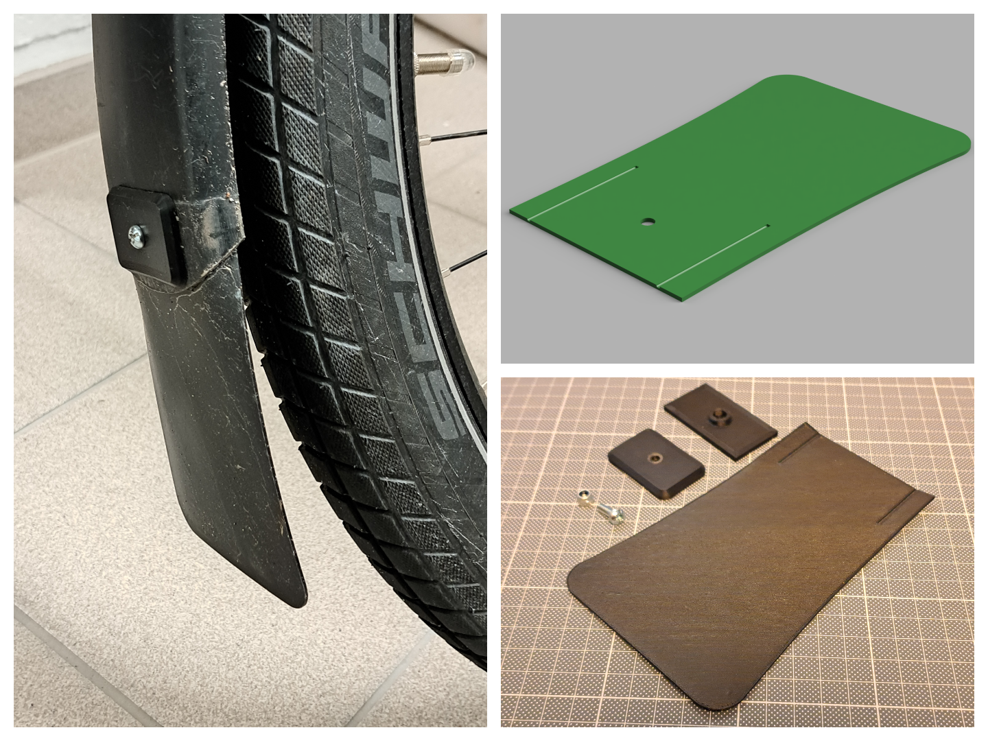 TPU Mudguard Riese & Müller GT, MTB (Version 3)