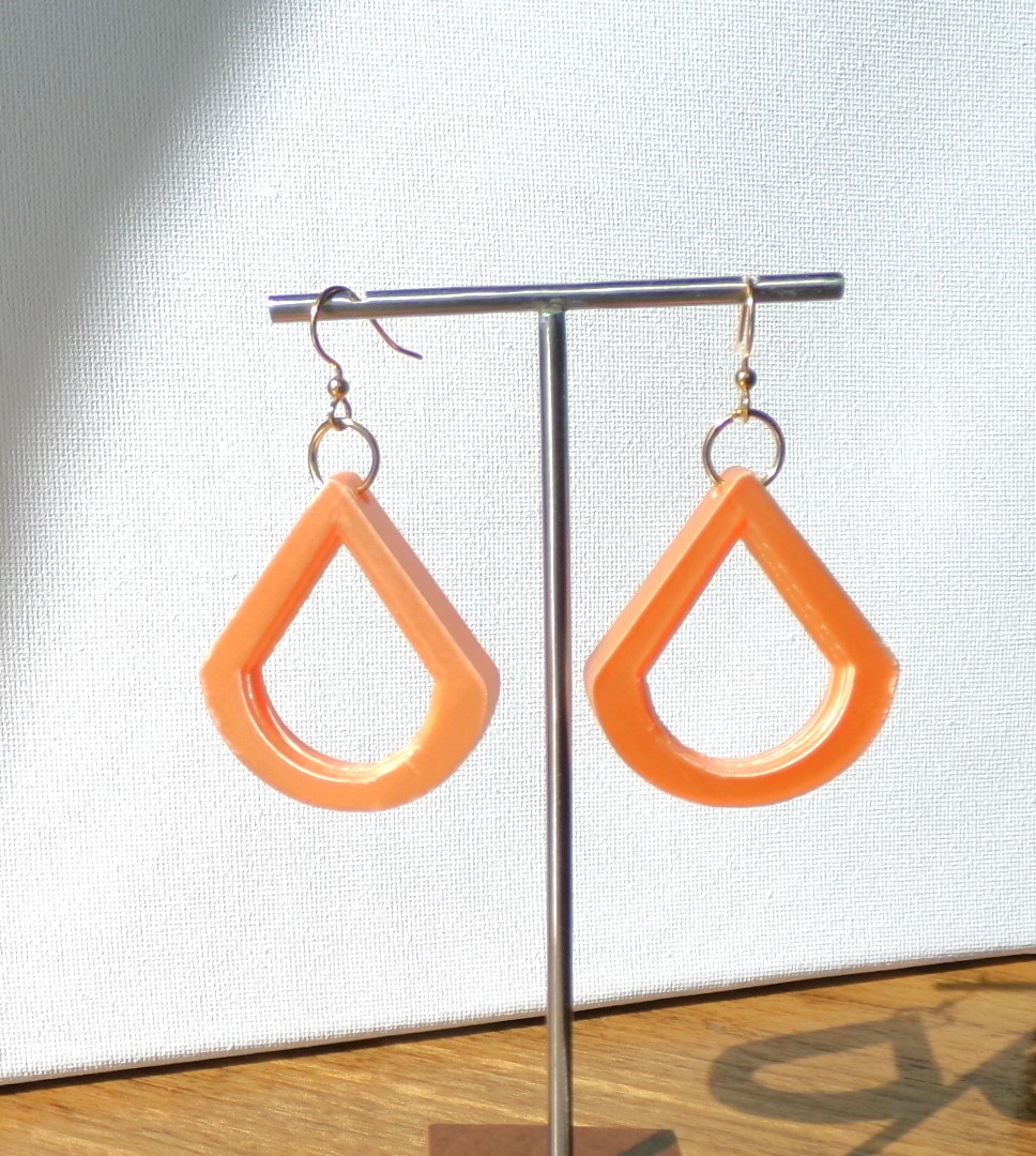 Geometric Teardrop Earrings