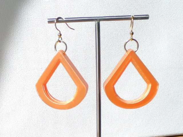 Geometric Teardrop Earrings