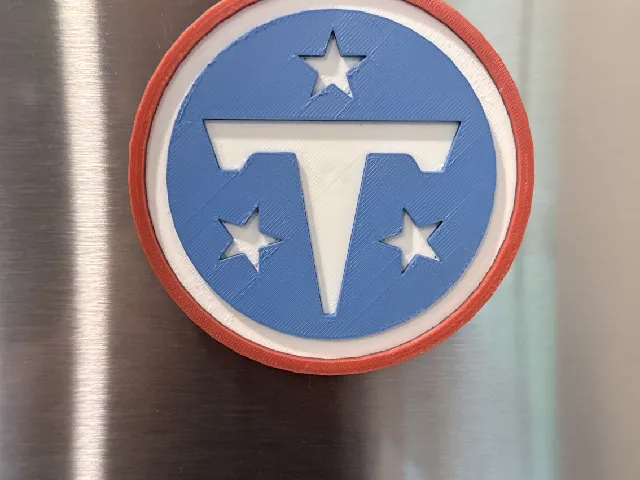 *NEW* Tennesse Titans Logo Magnet