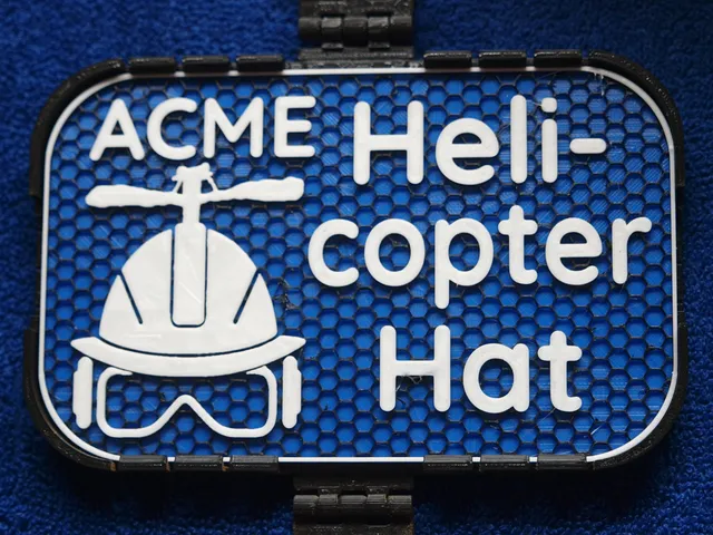 ACME Helicopter Hat sign