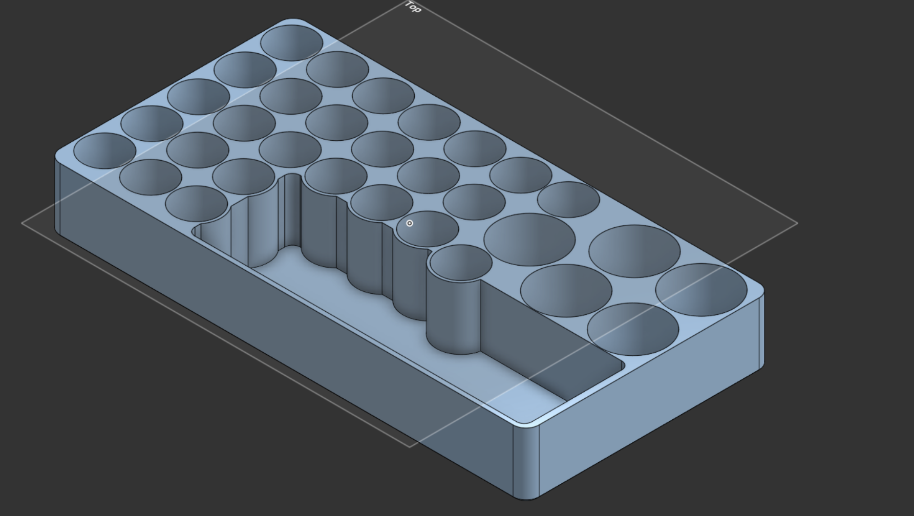 Perfect peptide box insert 26 3ml 5 10ml 3D model