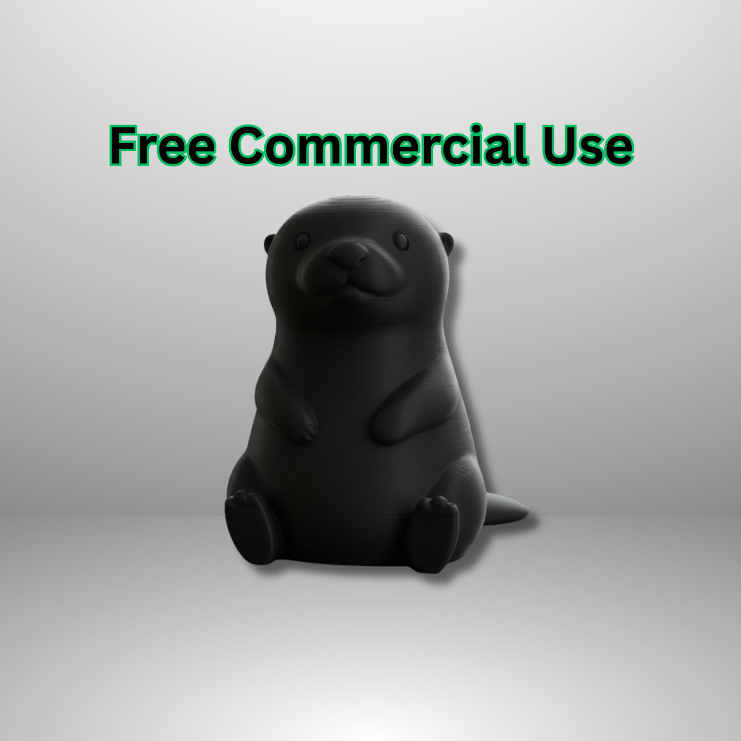 Cute Otter Desk Figurine