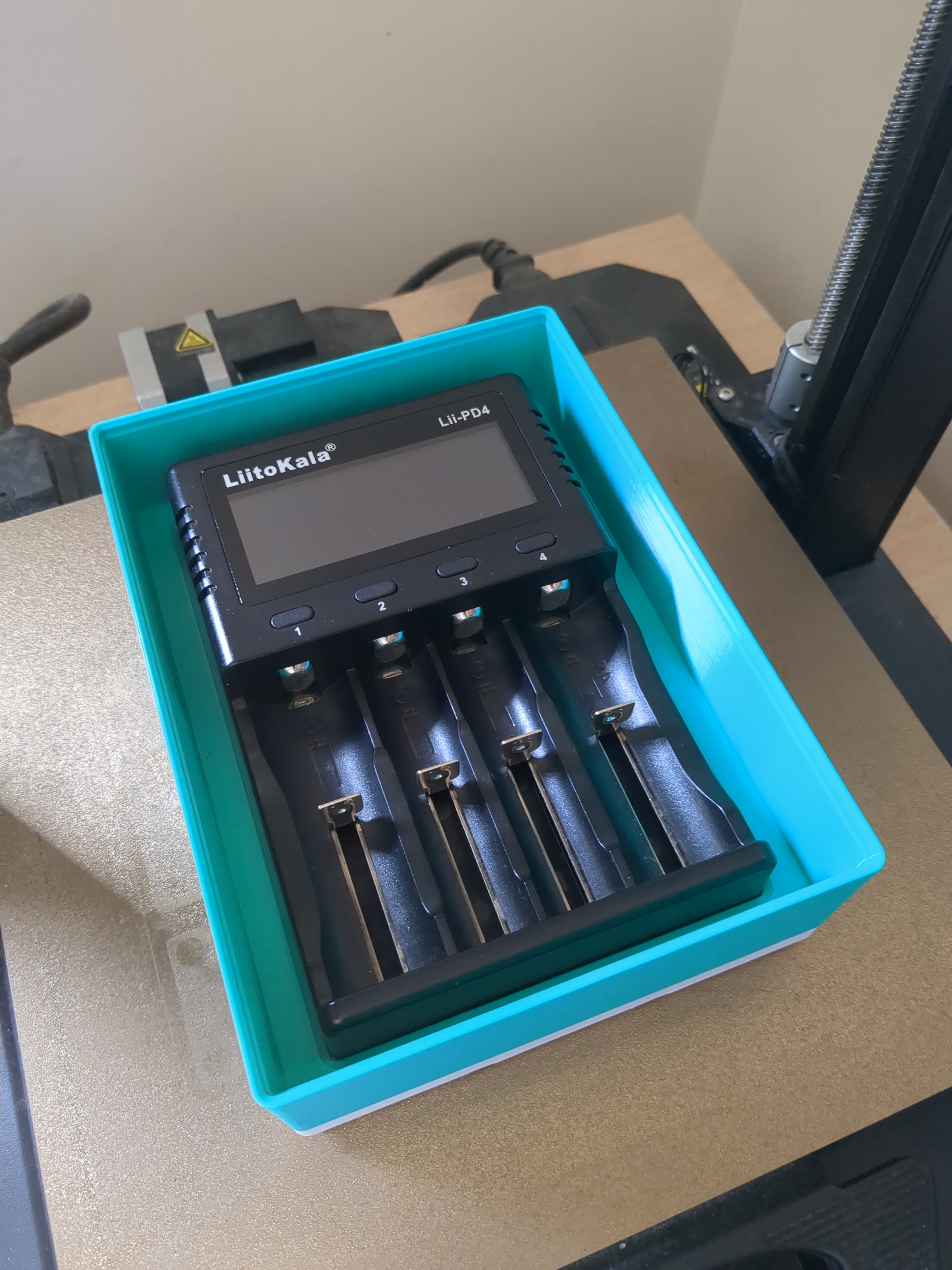 Stackable Gridfinity Holder for LiitoKala Lii-PD4 Battery Charger