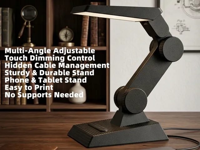 Excavator Arm Touch Desk Lamp
