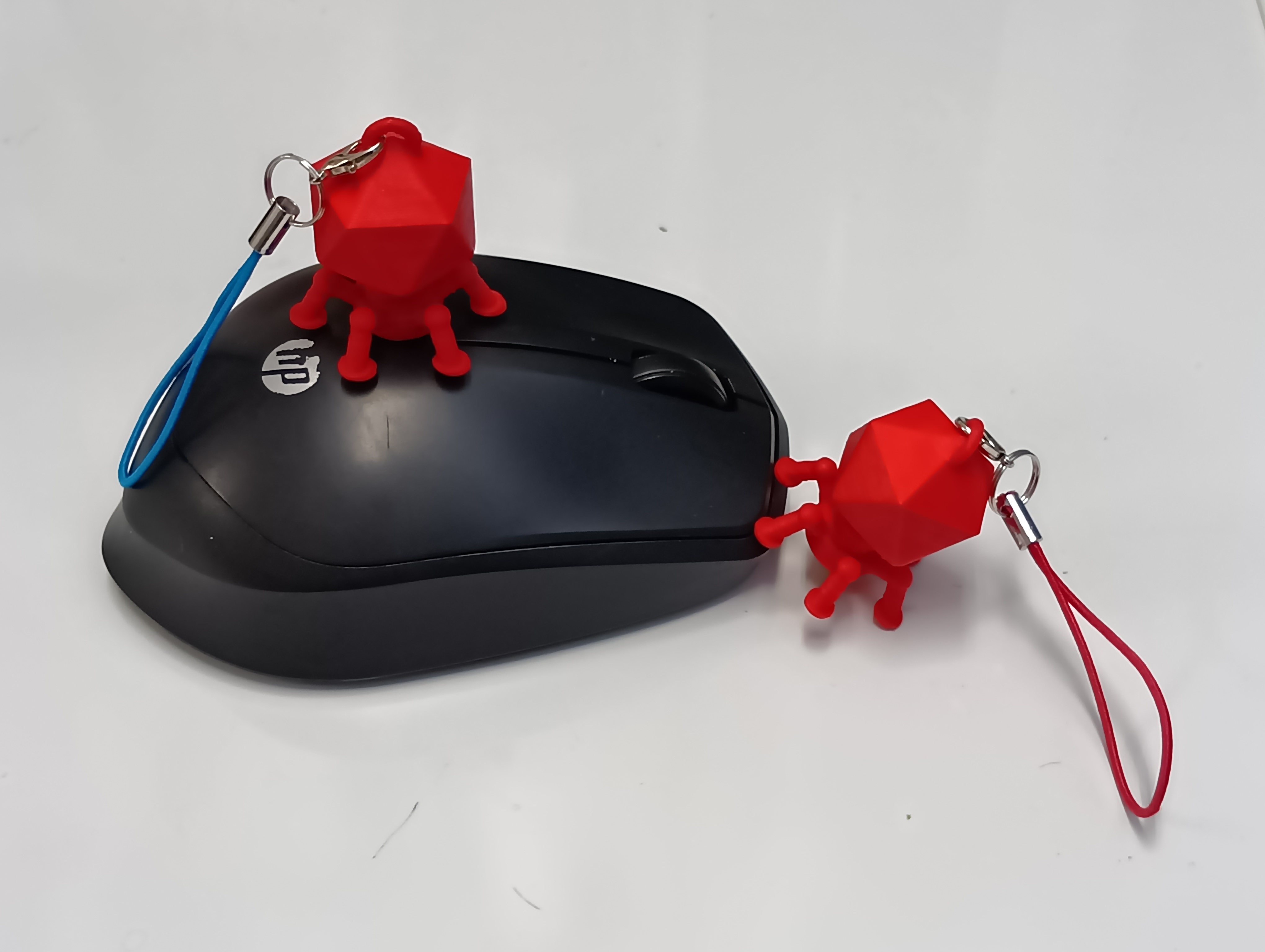 T7 phage Keychain