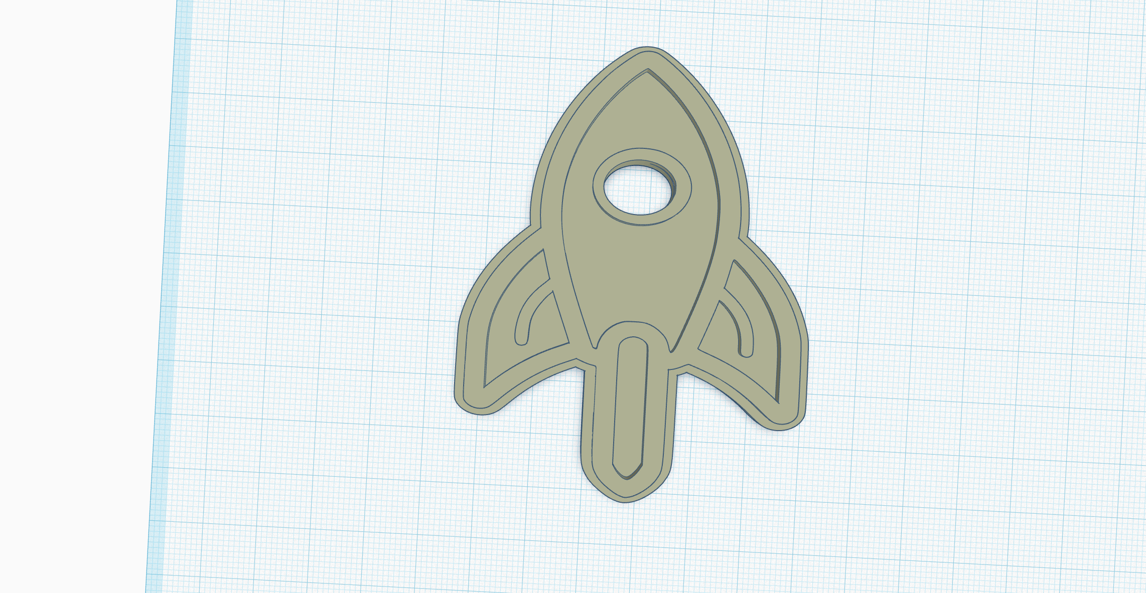 Miniatura 2 do modelo 3D Rocketship Cake topper