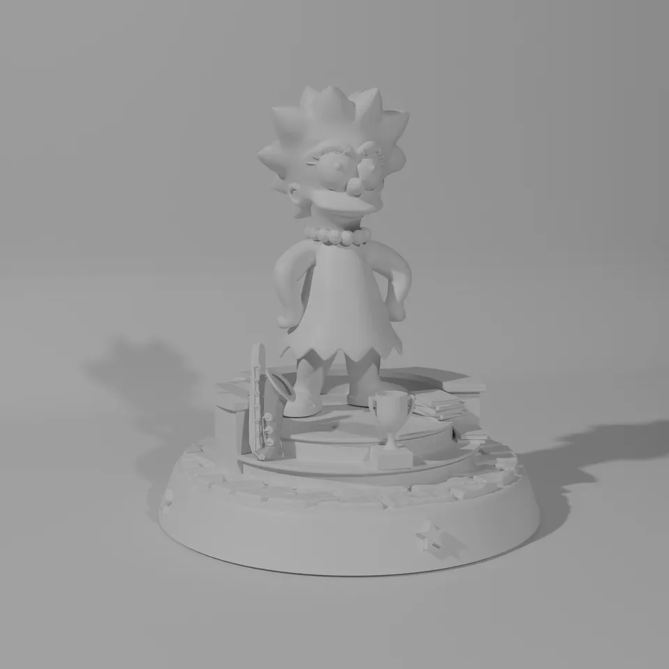 Lisa Simpson by 98studios | Download STL model | Printables.com