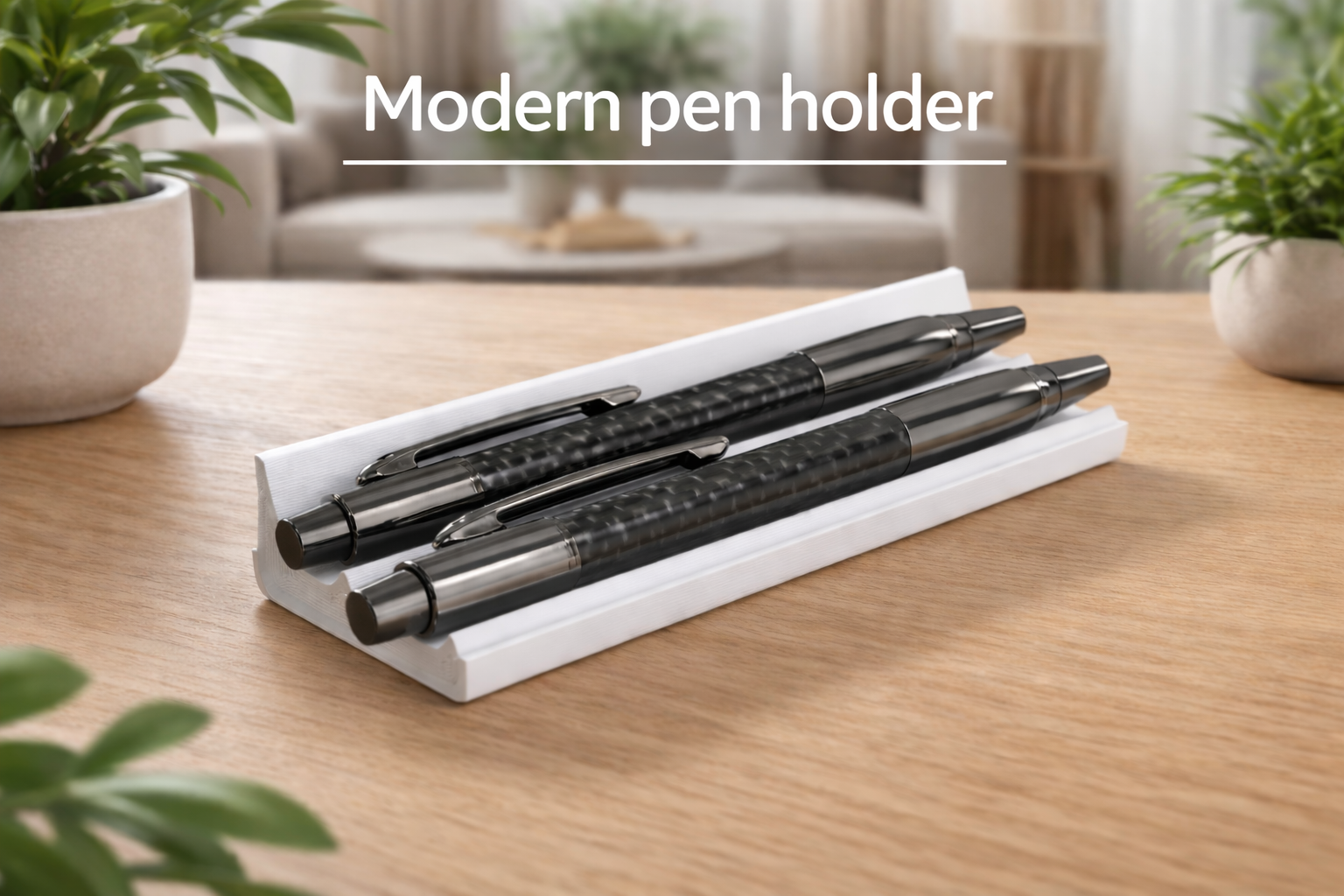 Modern pen holder