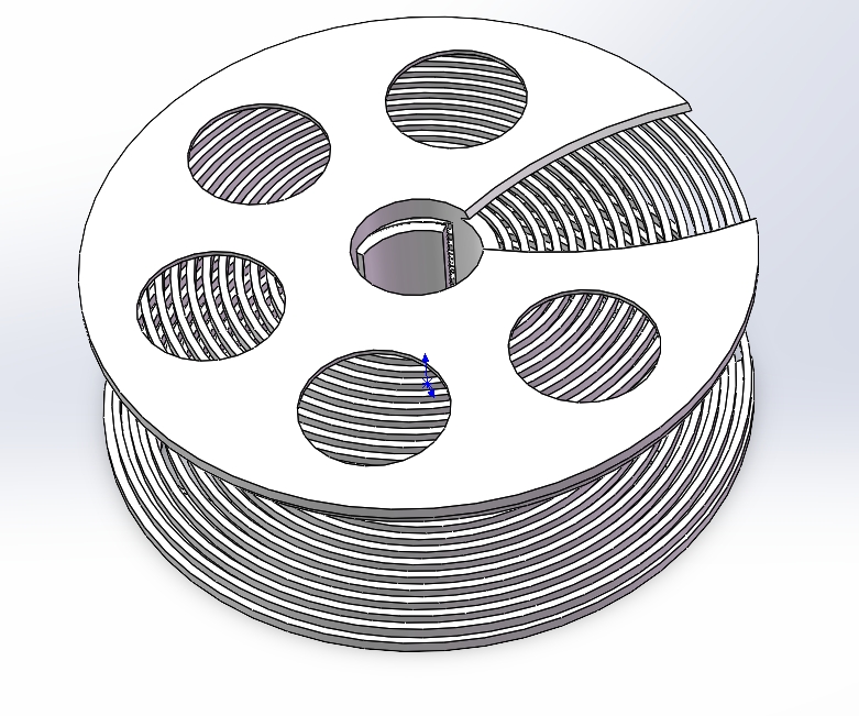 Universal high density develop reel
