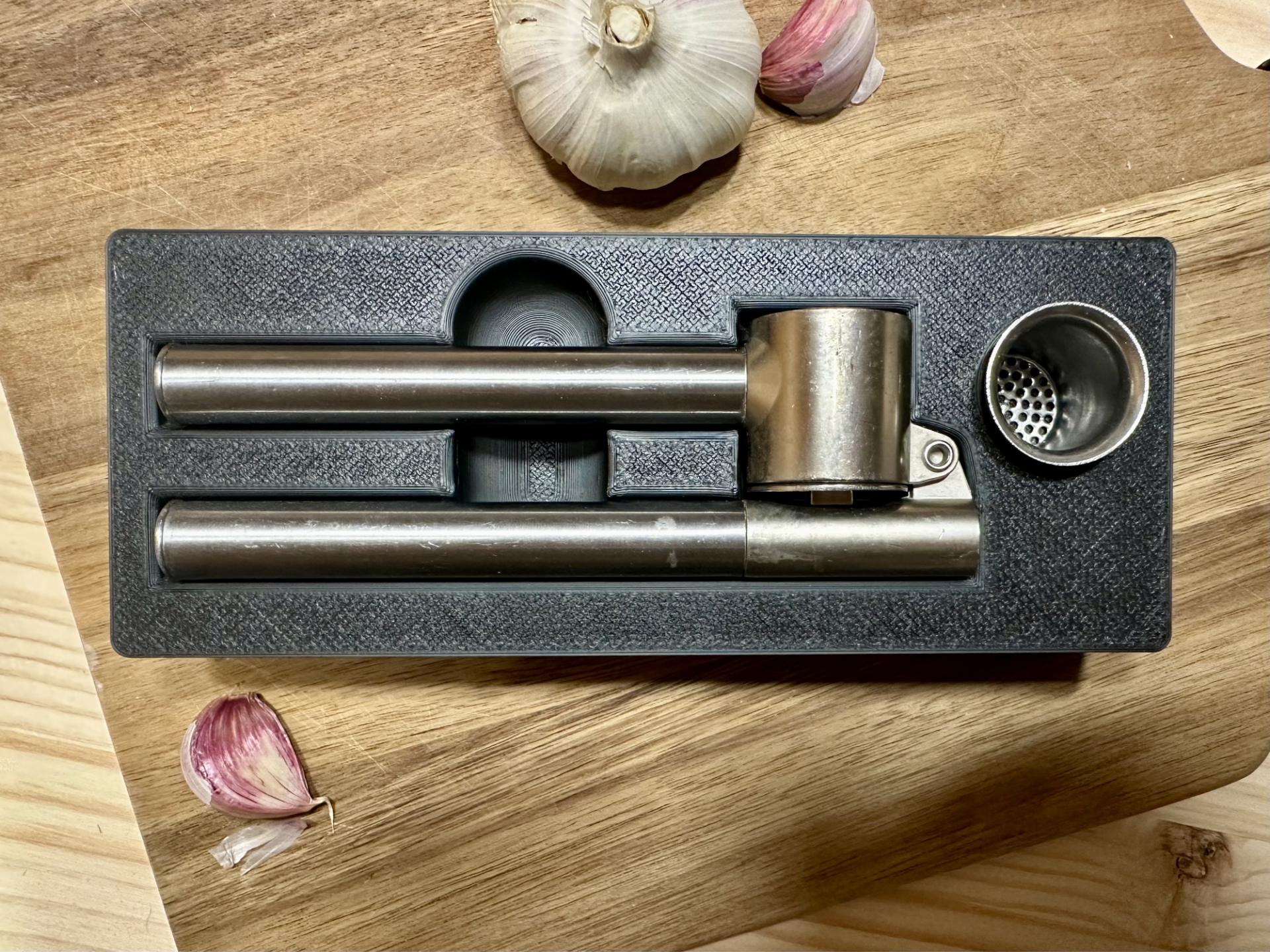 Kitchen Gridfinity: IKEA Koncis Garlic Press by enzo