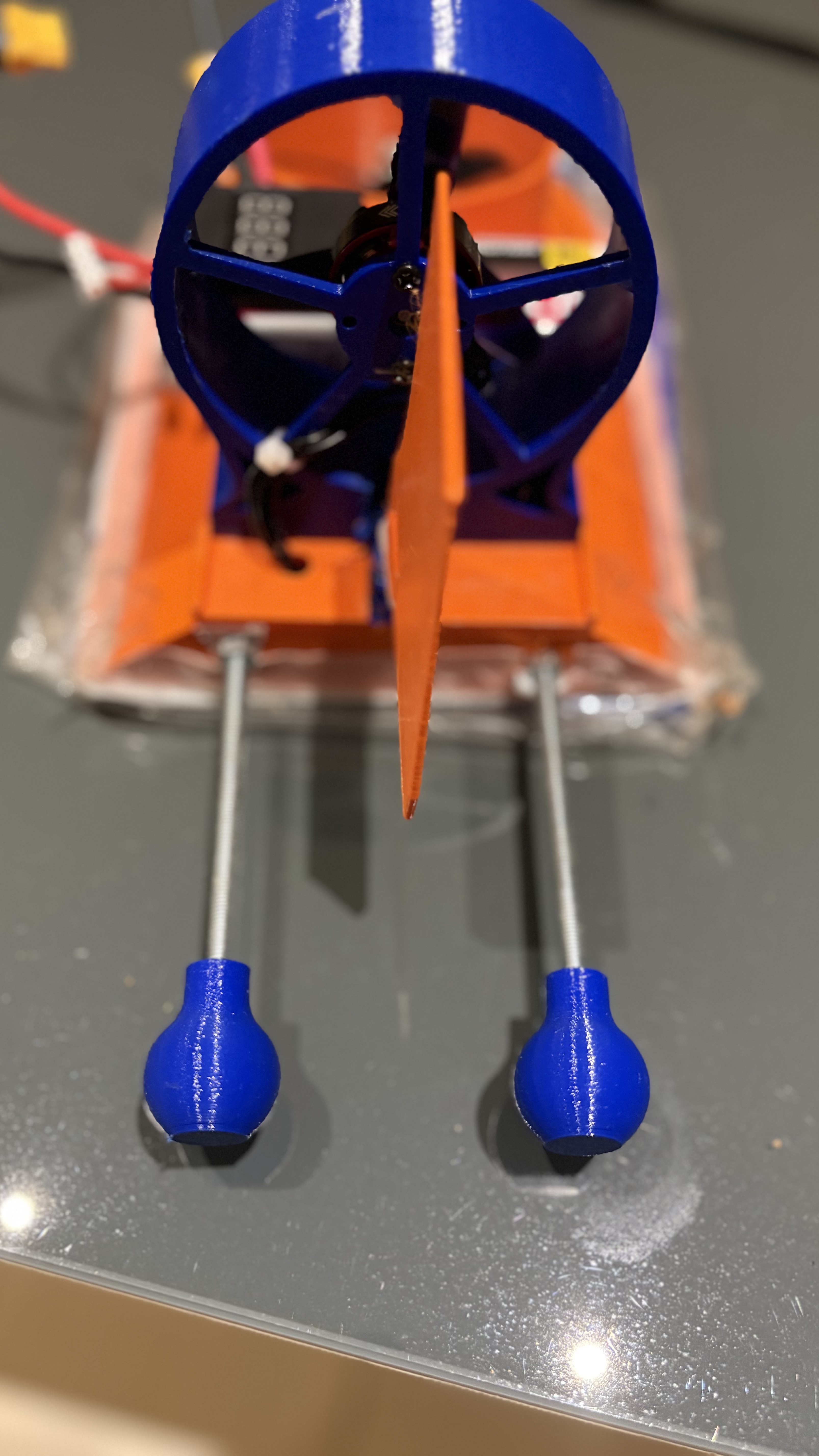 RC SPORT HOVERCRAFT: Bumber, Ruder (Einzel + Doppel) mit Schraubanschluss — miniatura 2
