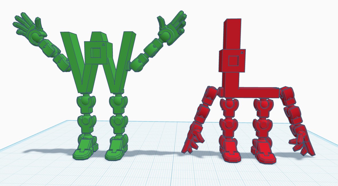 W or L - Poseable Figure