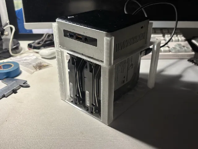 Dual 3.5" HDD mount for Intel NUC