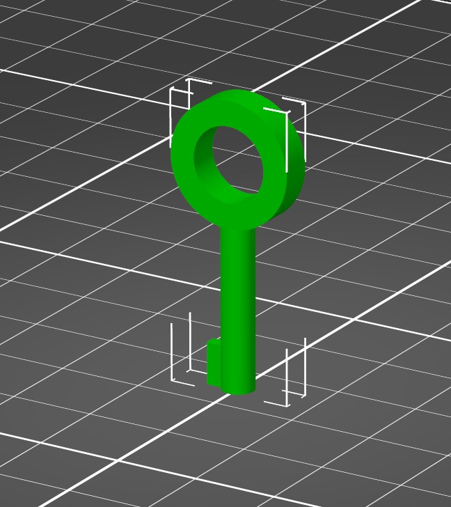 Handcuff Key for Realistic Handcuffs (without additional hardware)