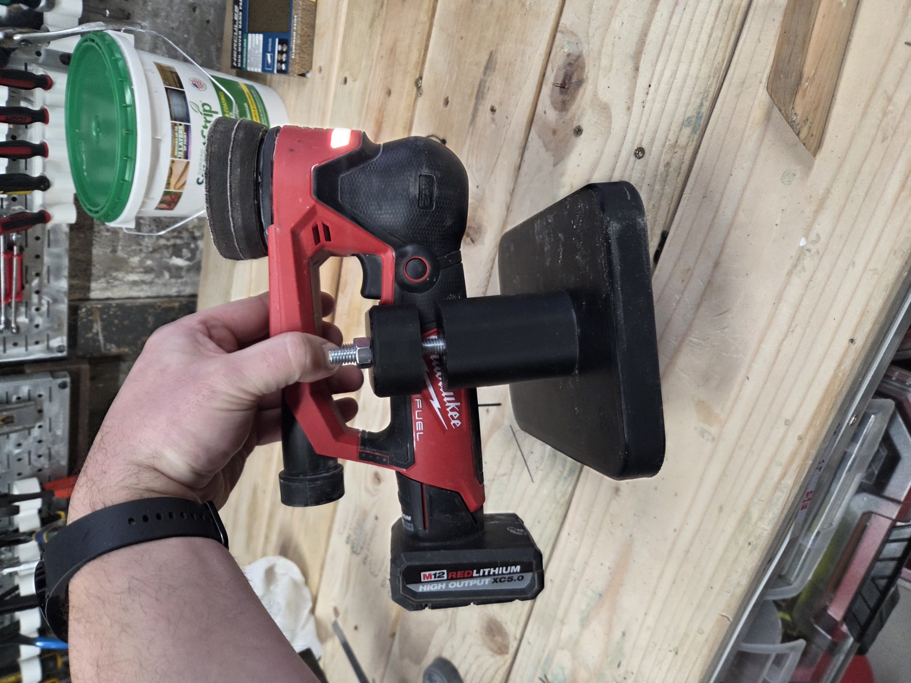 M12 Sander Mount for Work Bench — thumbnail 3
