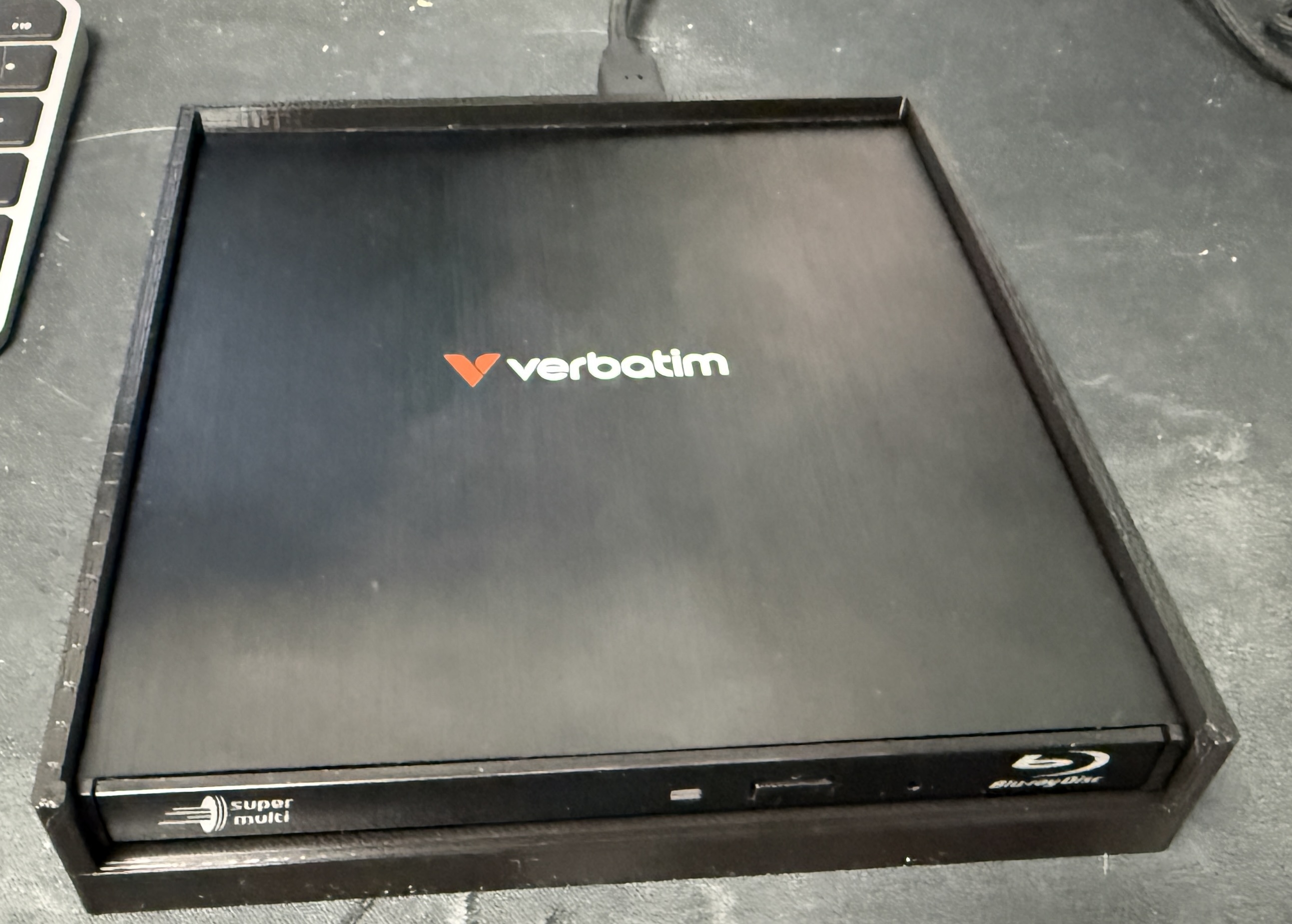 Verbatim Ultra HD 4K External Blu-ray Drive Holder