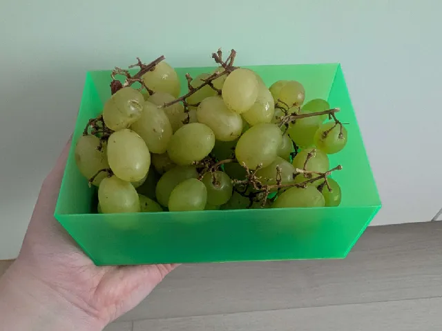 Washed fruit box