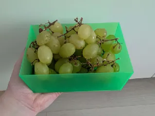 Washed fruit box