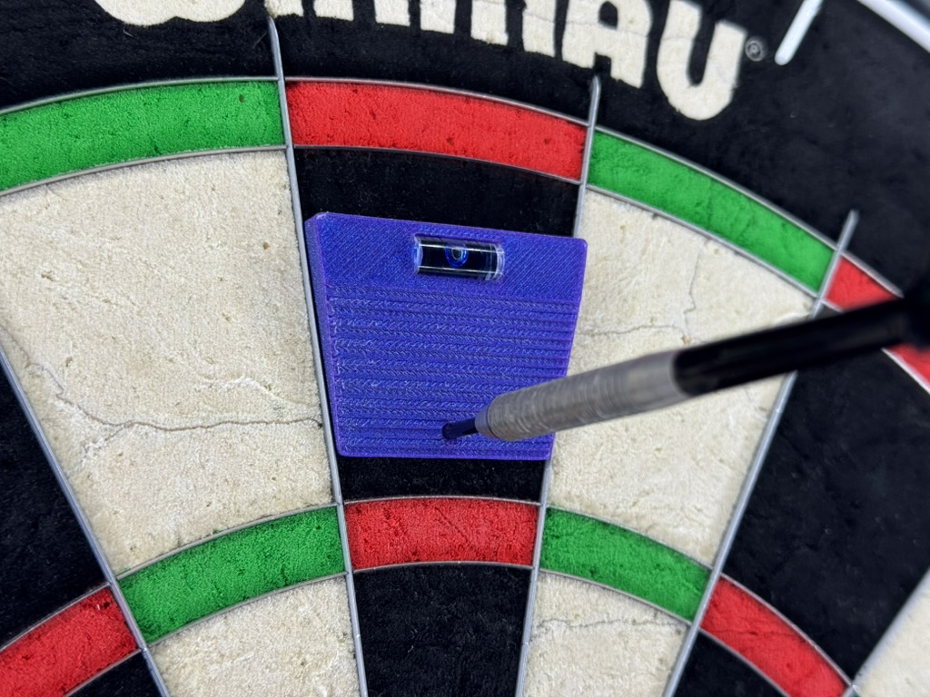 Dartboard Level Tool - Upcycled UniFi Spirit Level