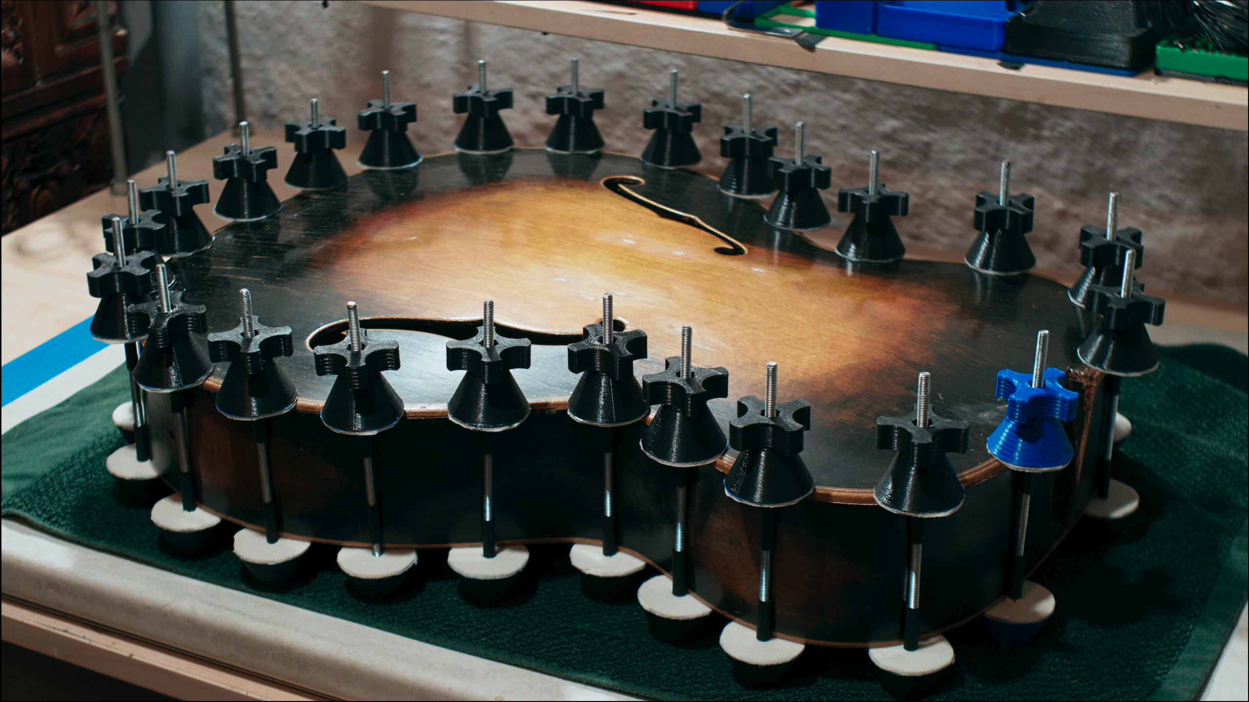 Spool Clamps for Gluing Guitars