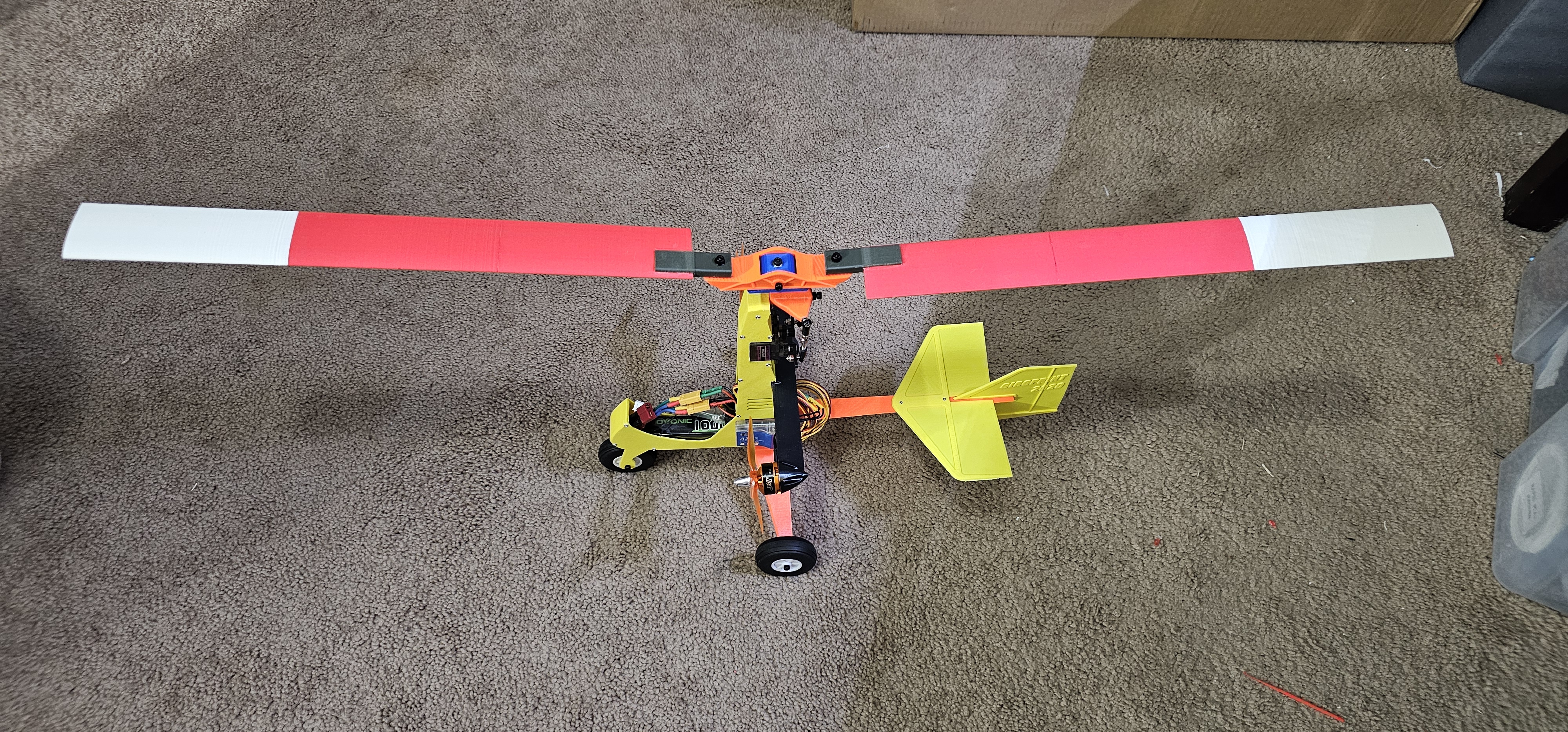 Re-mix, Printable Rotor Blades for Giroprint2020 autogyro