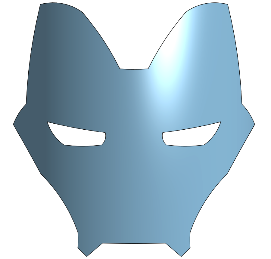 IRONMAN FACE PLATE