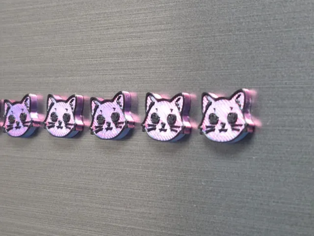 Cat Fridge Magnet – Strong (two 5×2 mm magnets)