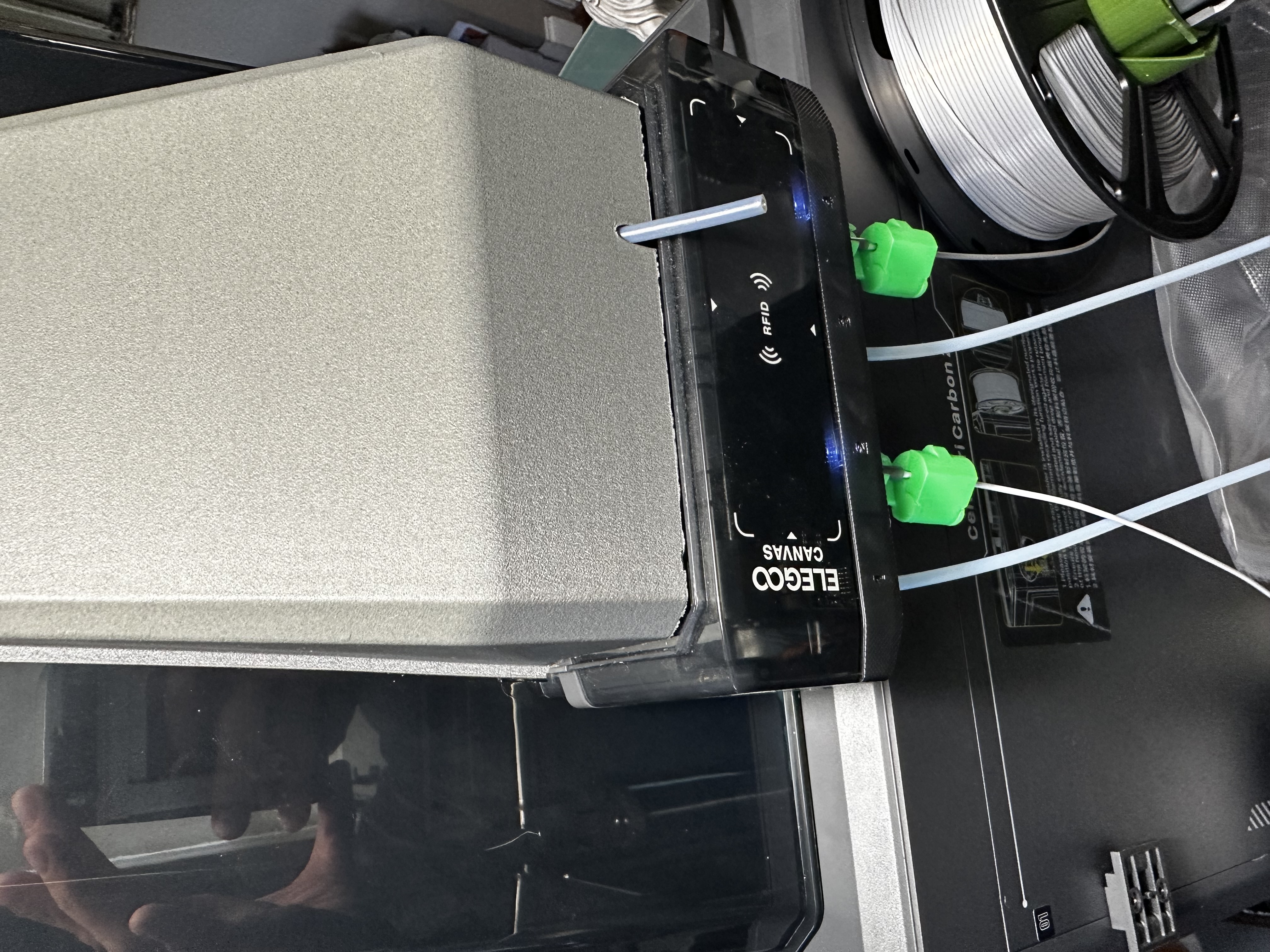 CC2 hood adapter for single filament