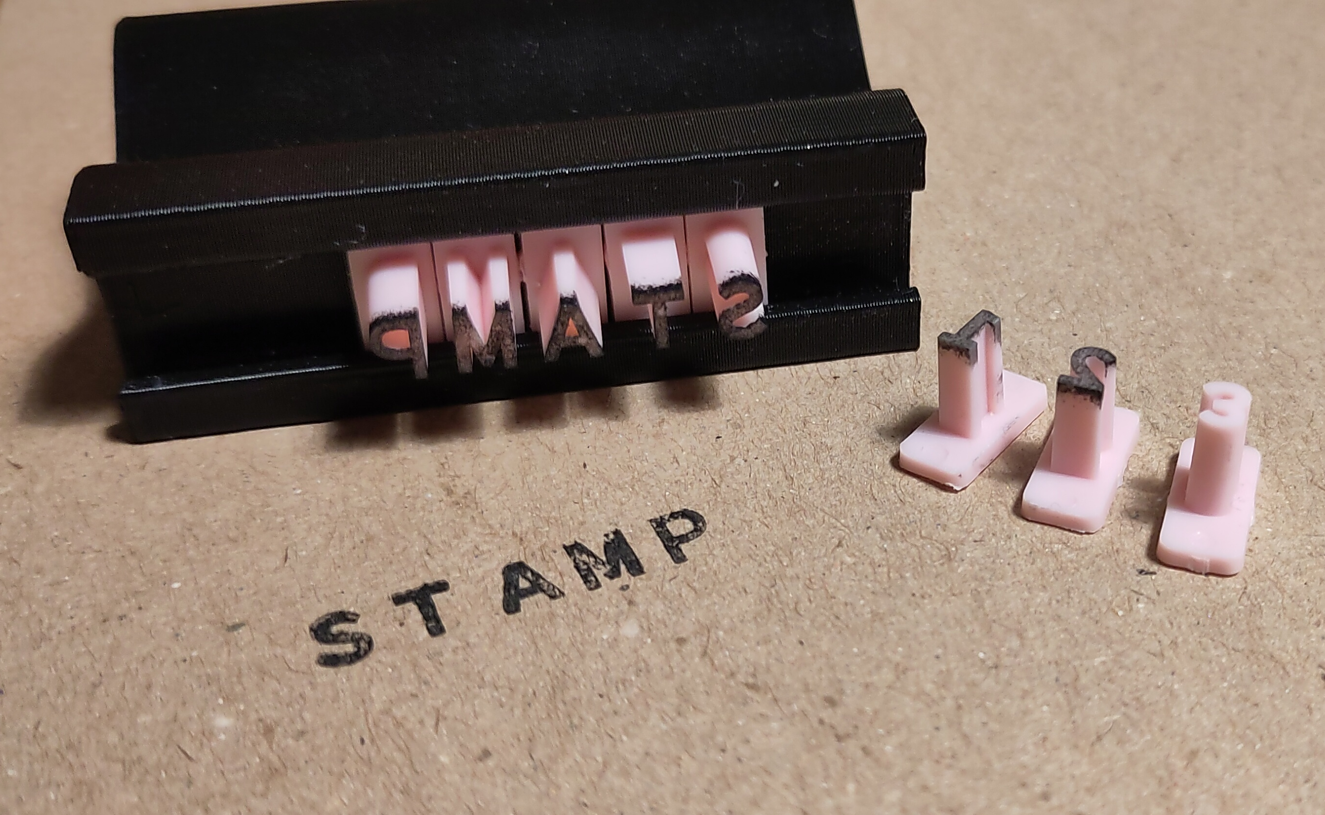 Stamp letter holder
