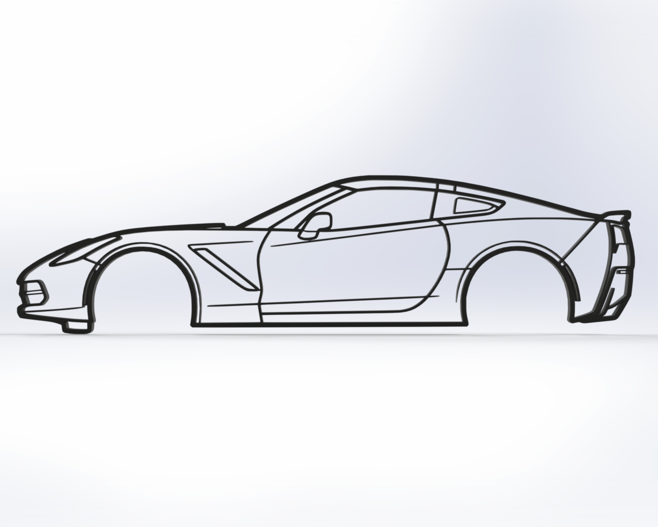 Chevrolet C7 Corvette Wall Art
