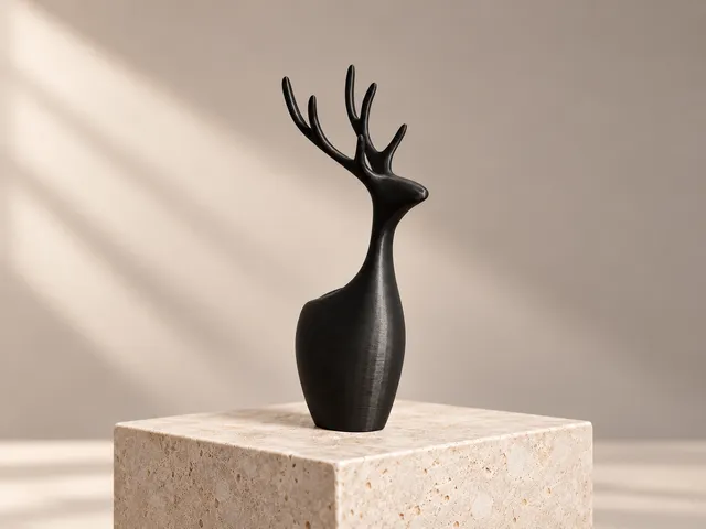 Minimalistischer Hirsch – Moderne Dekofigur