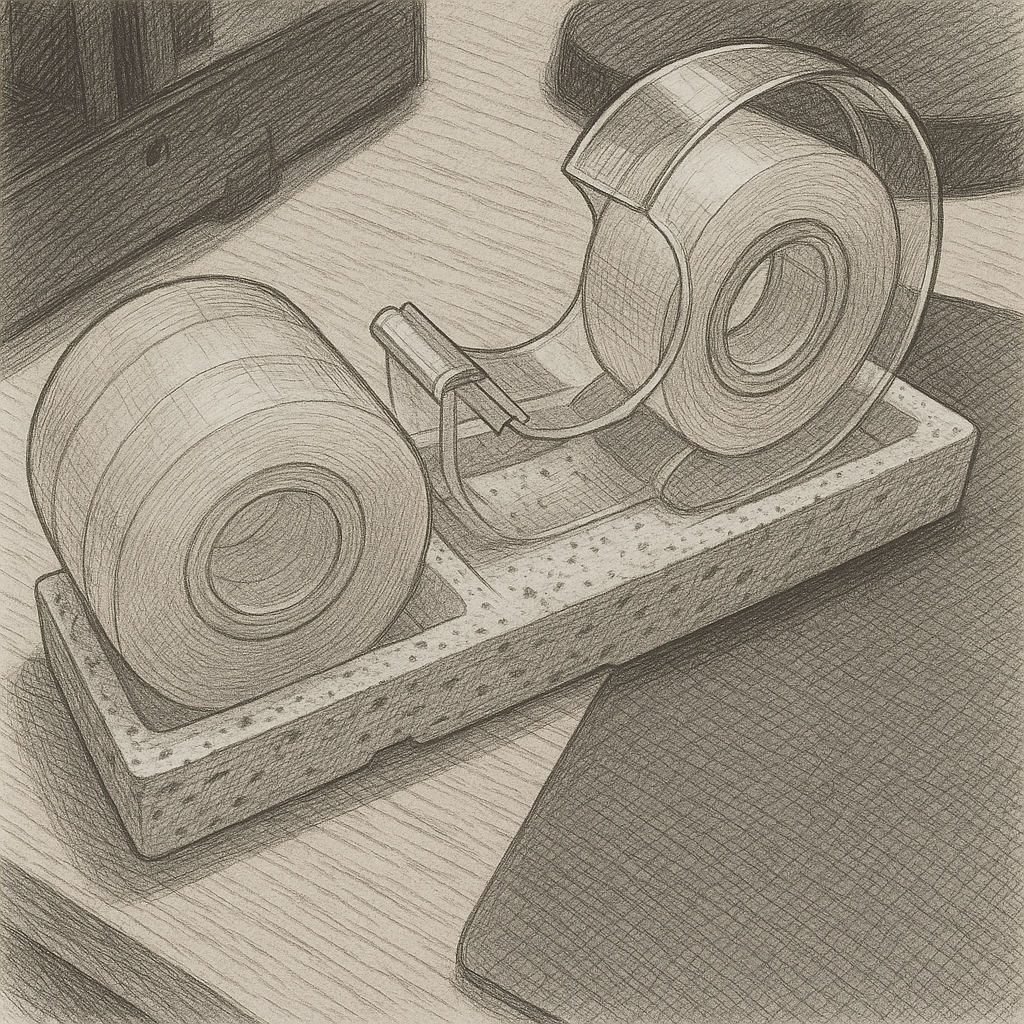 Gridfinity tape dispenser