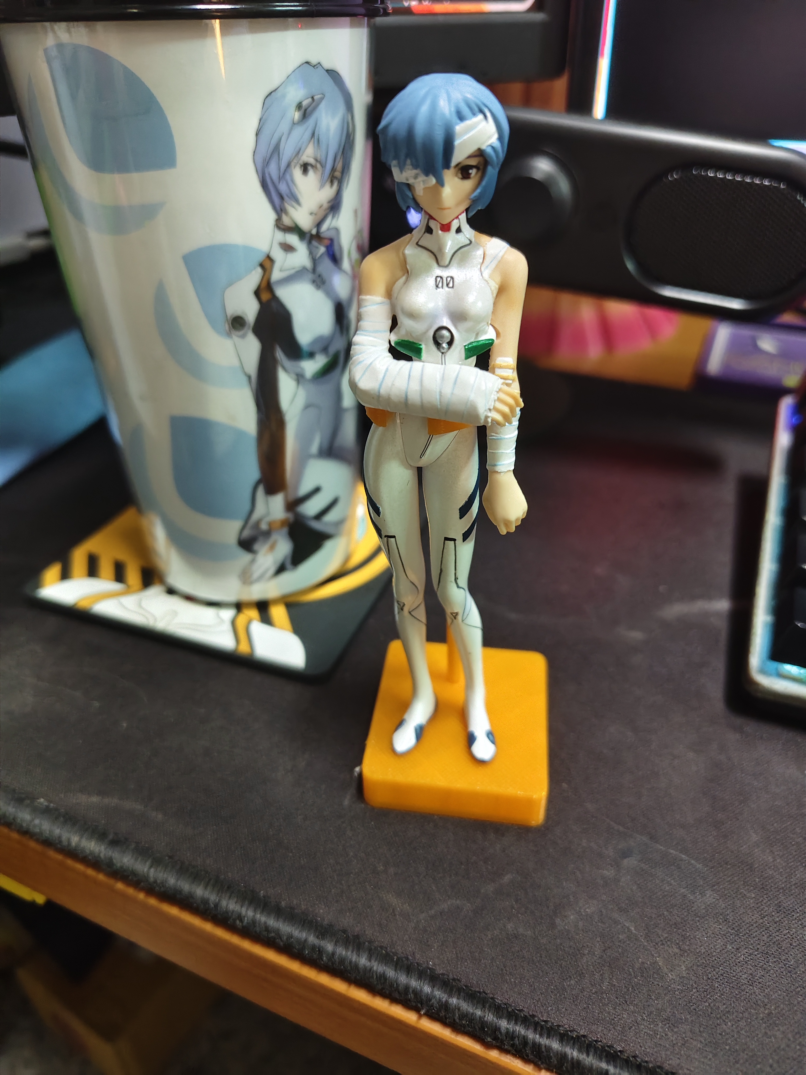 Figurine base: Ayanami Rei 2007 Portrait 2 Plugsuit 3D model