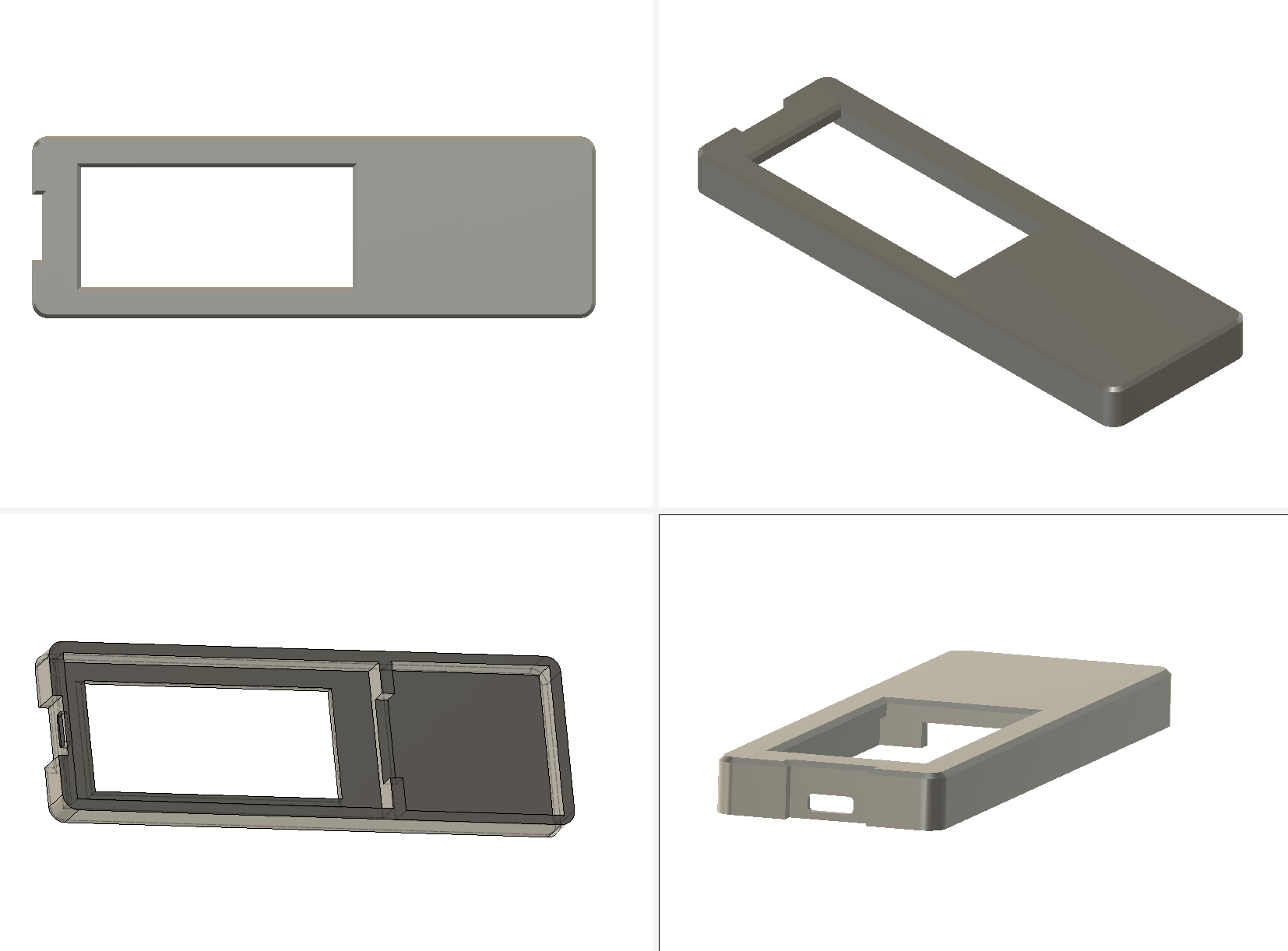 Case ESPink-Shelf-2.9 + PN532 rfid reader (13,56 MHz) 3D model