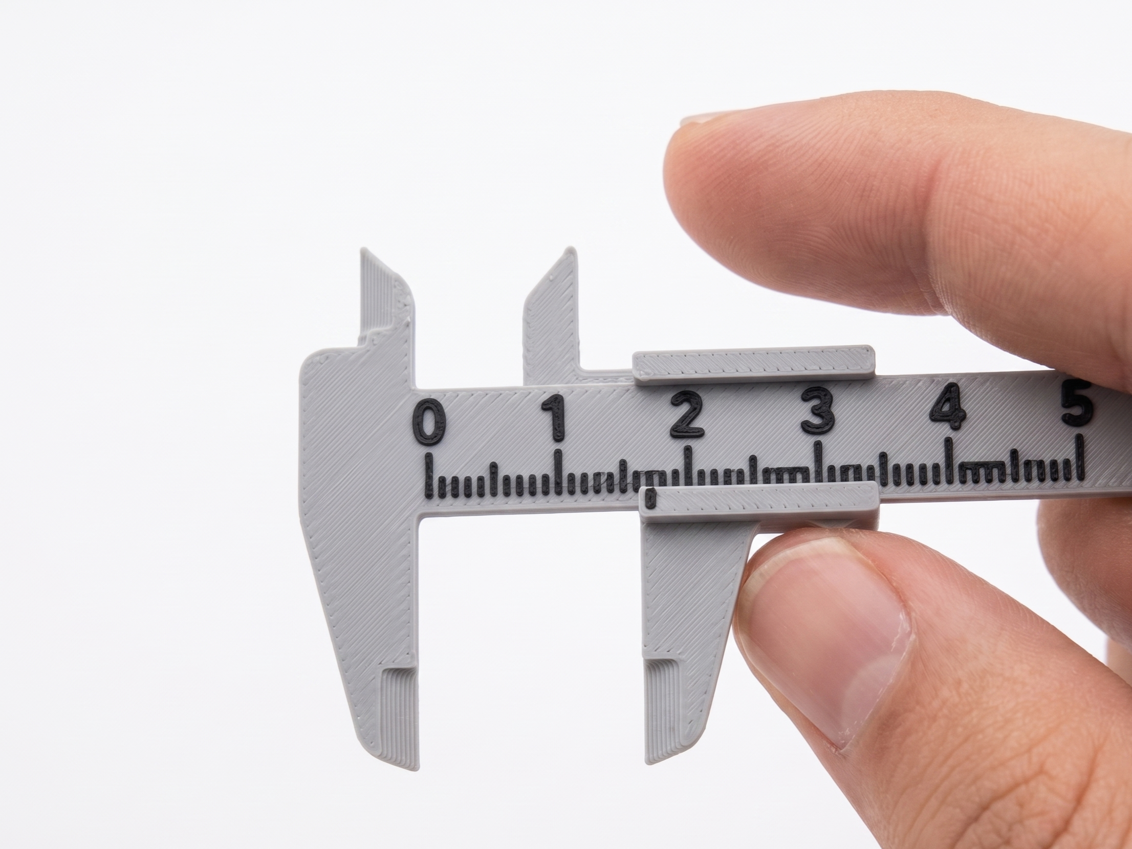 Mini Vernier Caliper Keychain