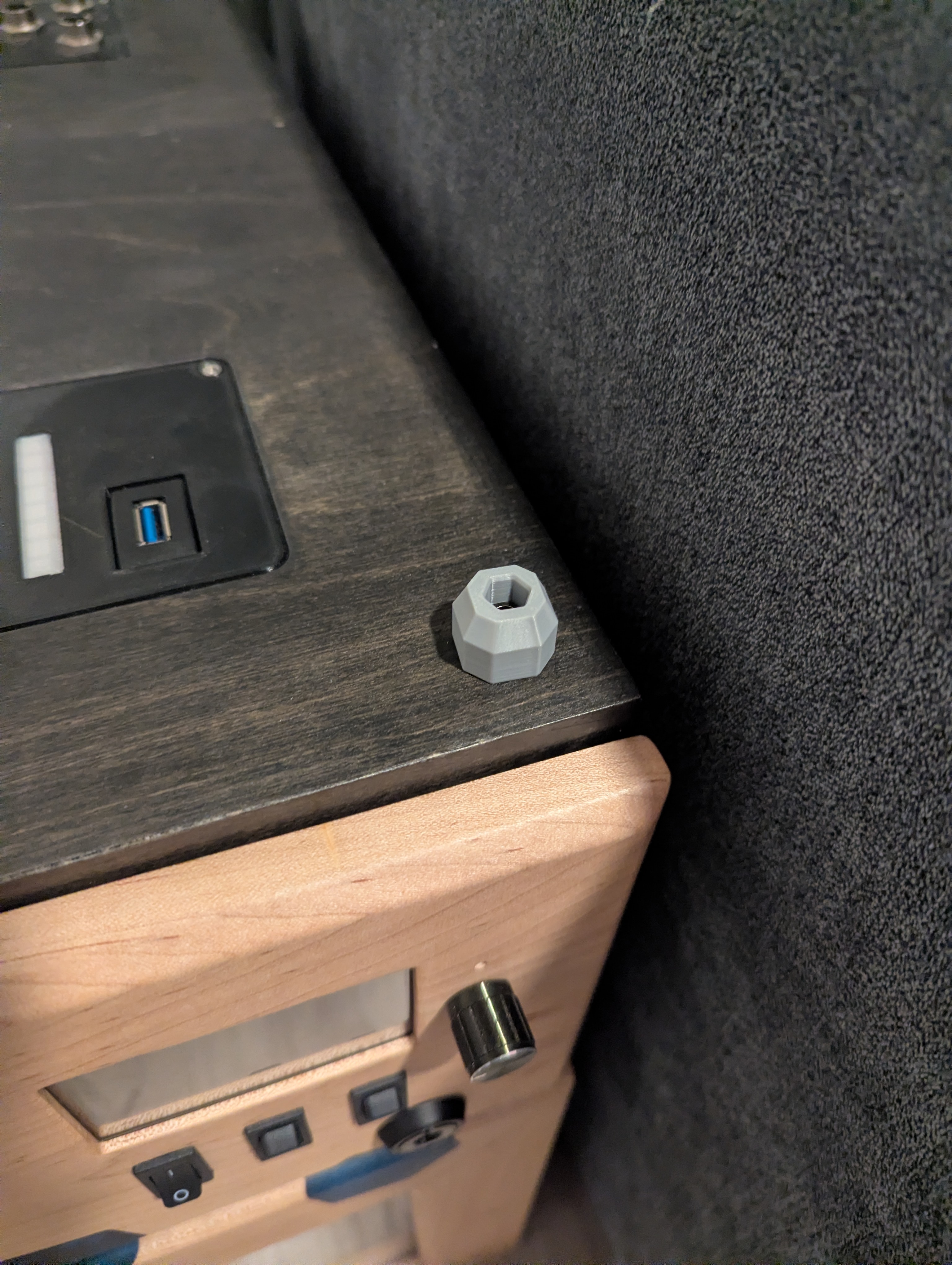 Homemade Enclosure: 3D Printer foot mount 3D model by Cobra337