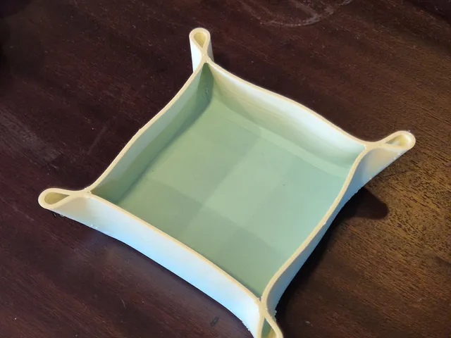 Faux Leather Key Tray