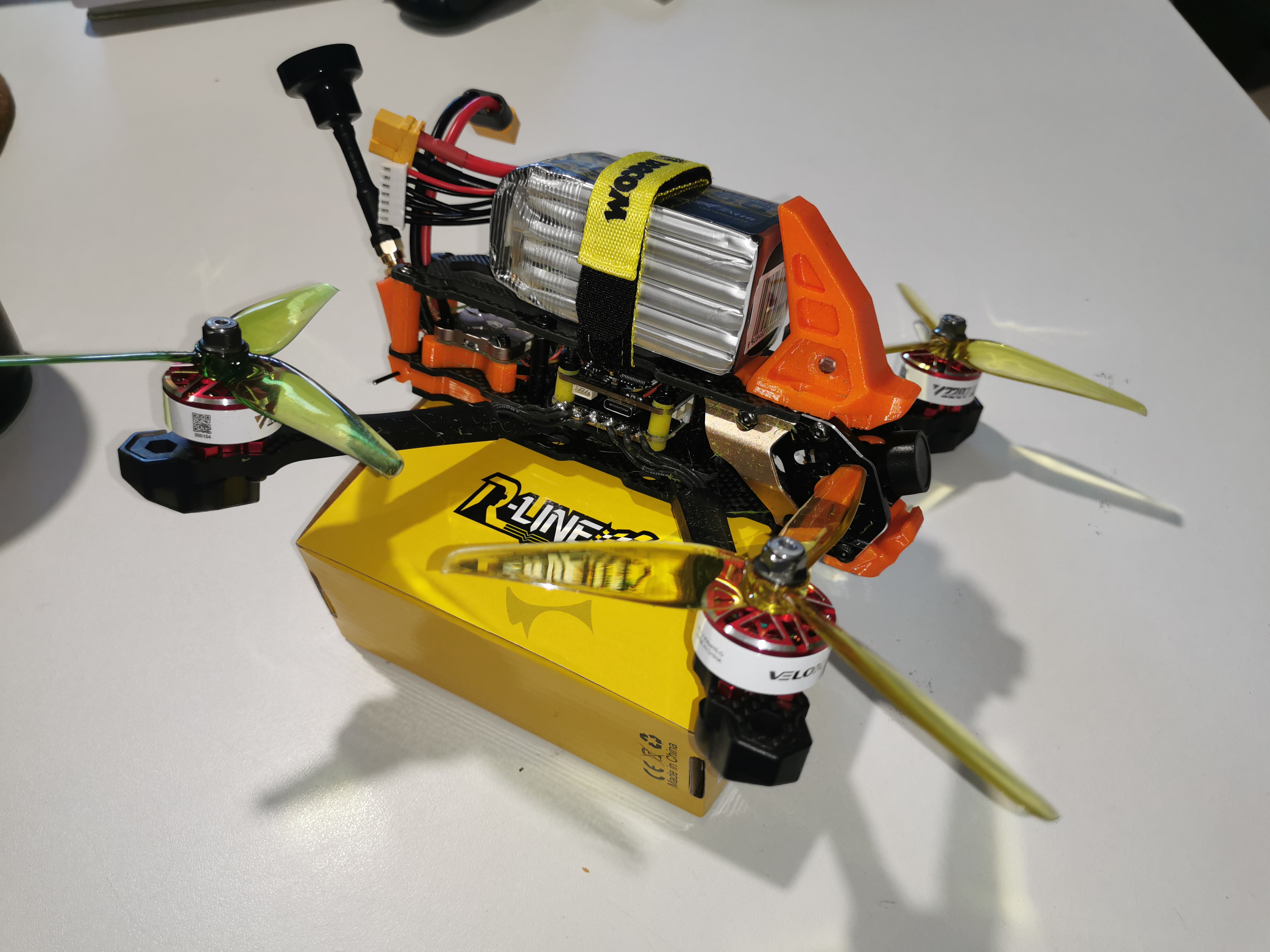 lipo protector with vifly mini finder for speedybee mario 5
