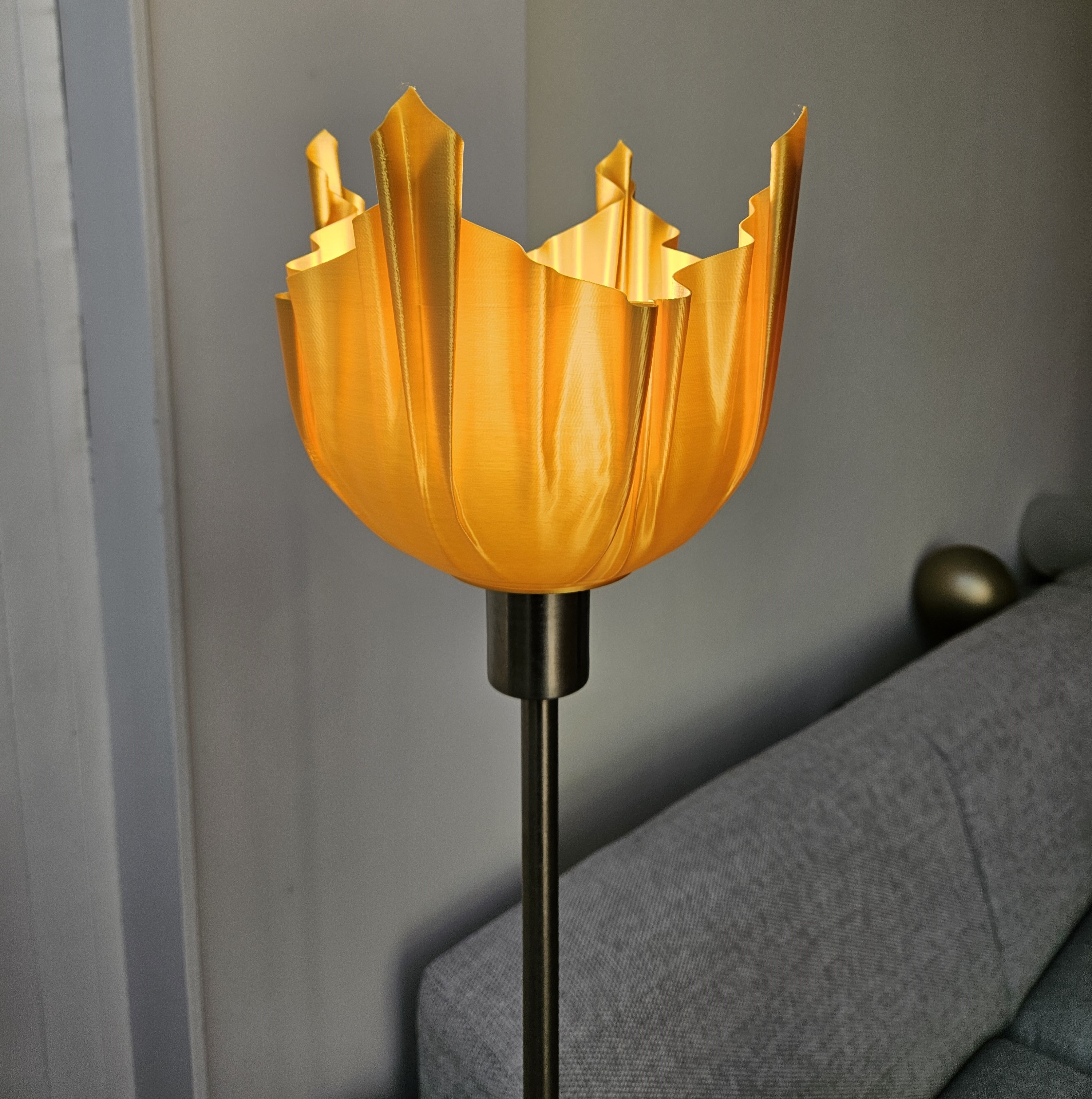 Draped Lamp shade deco