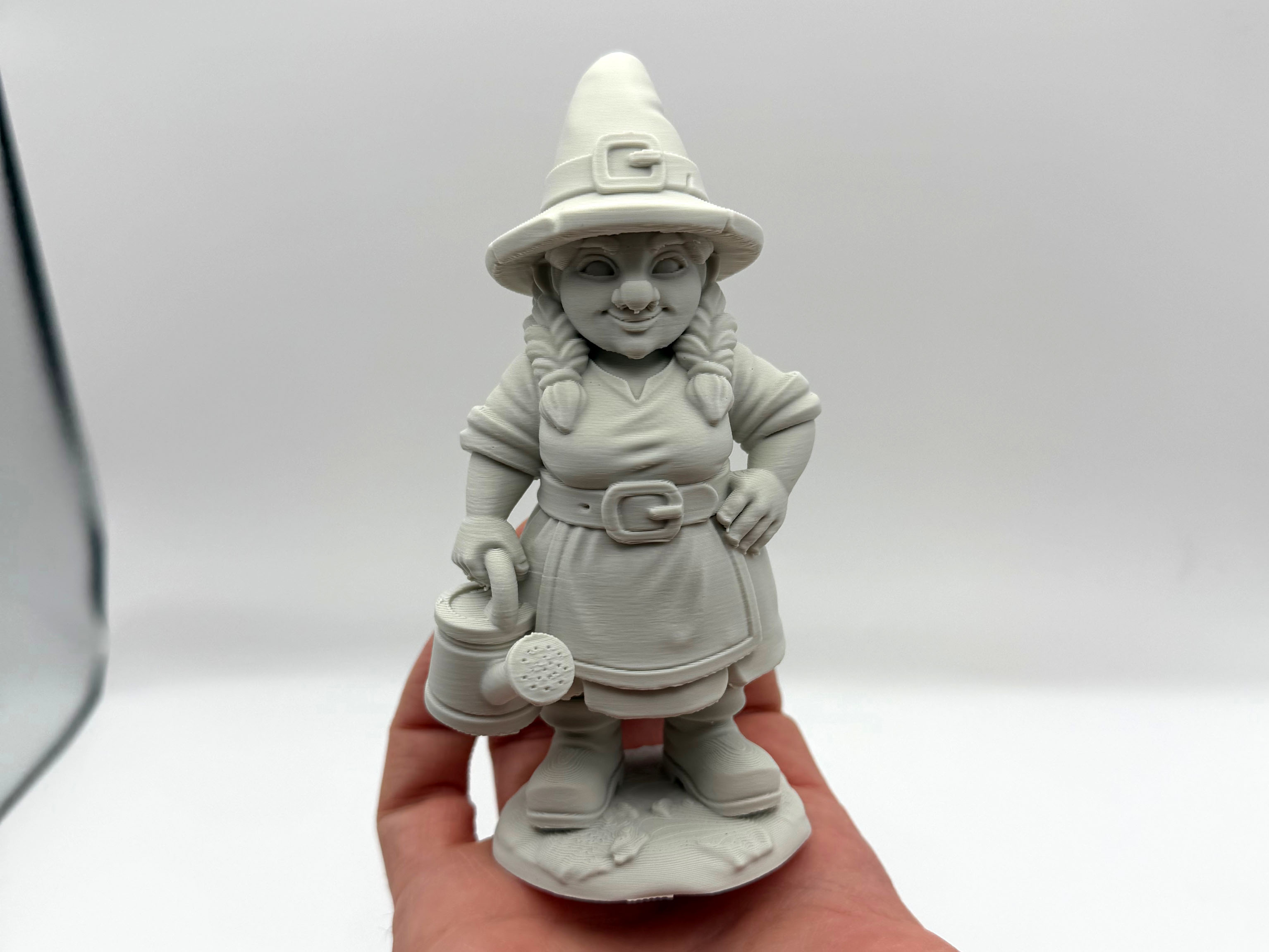 Female Watering Gnome 3D model