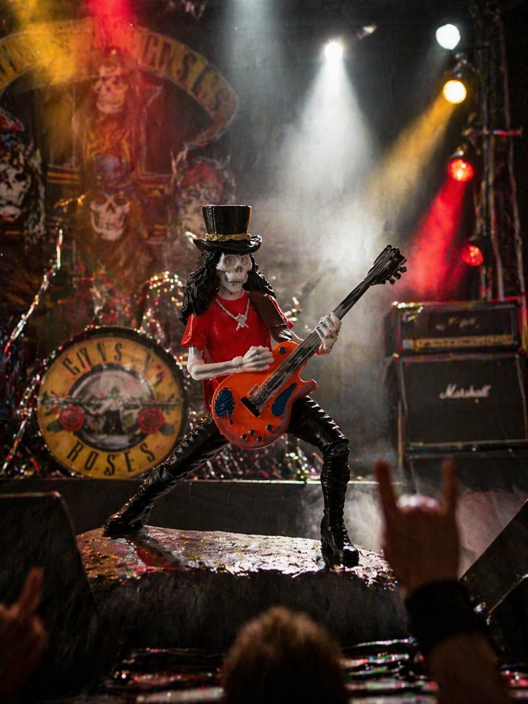 Skeleton Rock Star