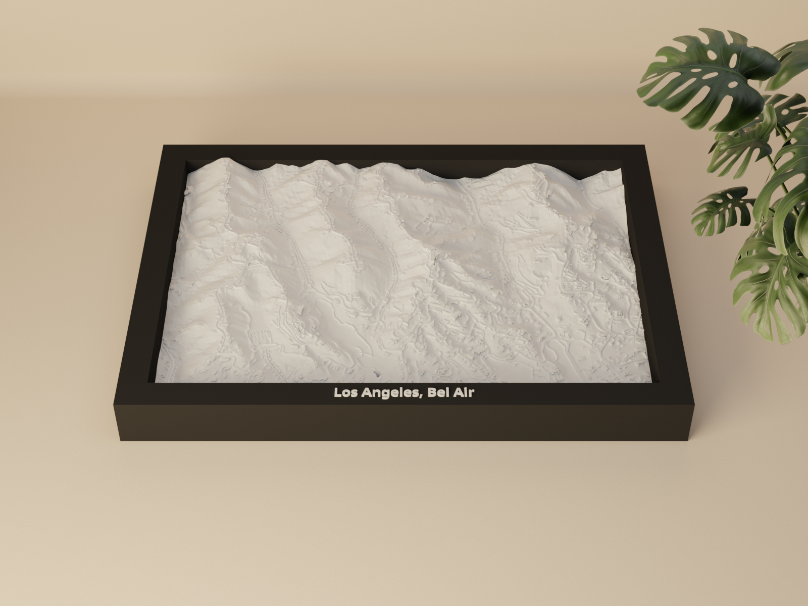 Los Angeles, Bel Air, United States - 3D Miniature