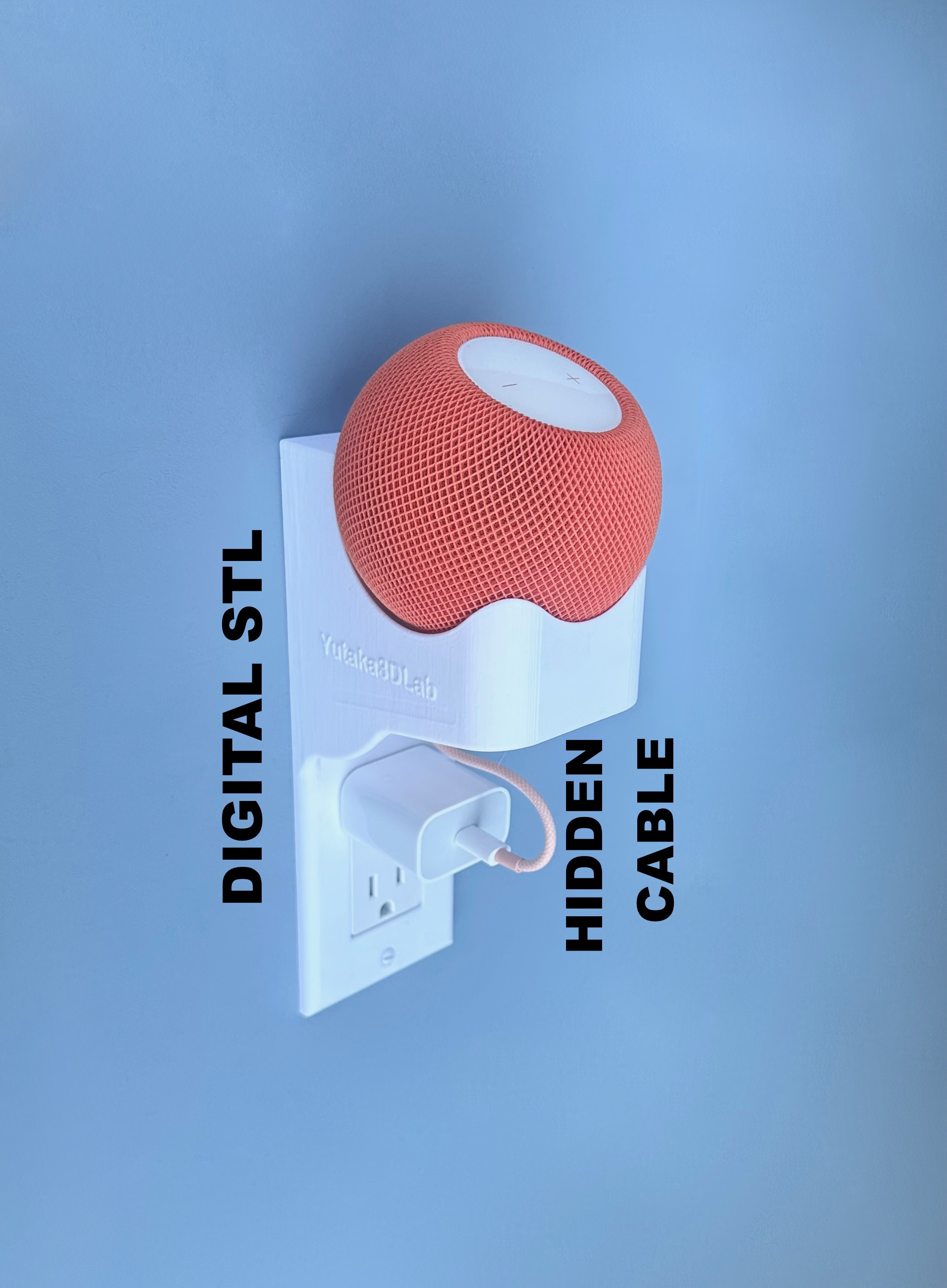 HomePod Mini Wall Mount for Decora Outlet | Hidden Cable Management