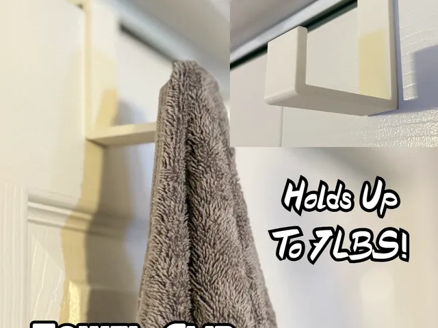 Closet Towel Holder V1 (No Supports!)