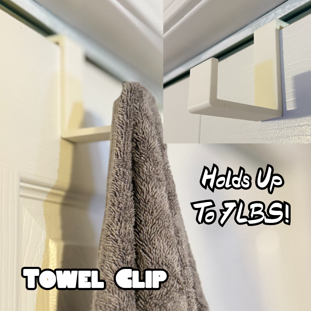 Closet Towel Holder V1 (No Supports!)