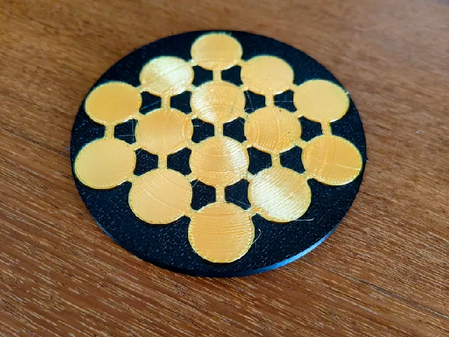 Multicolor Dot Coaster