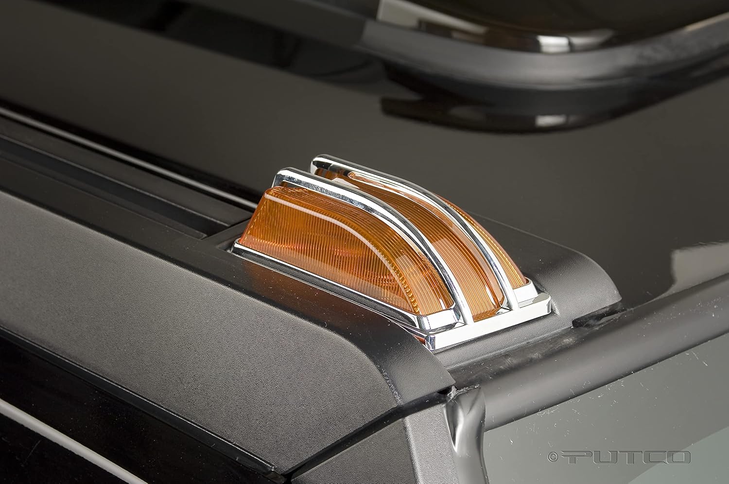 Trims Roof Top Cab Marker Light Cover Compatible For 2003-2009 HUMMER H2 SUV SUT